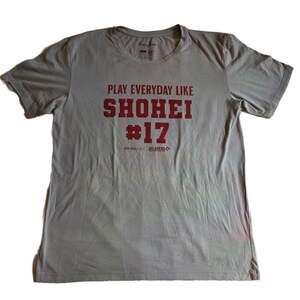 Swing Juice Play Everyday Like Shohei‎ #17 Grey Graphic T-Shirt
